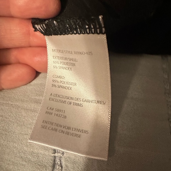 Black Midi Slip Skirt: A-Line w/Sheer Gauzy Trim. TRIBAL Brand. NWOT Never Worn - Picture 7 of 9